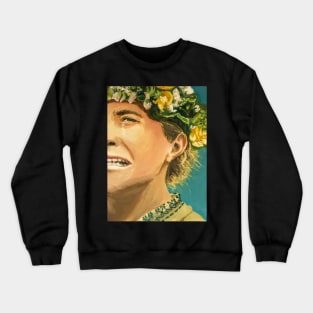 A24 Midsommar Cover Art Painting Crewneck Sweatshirt